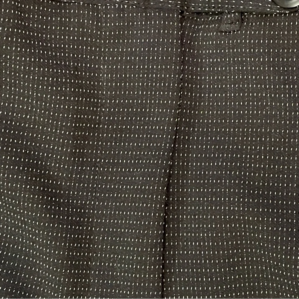 Vtg AVENUE Size 22 Polka Dot Black Stretch Cuffed Dress Pants‎ Career Wide Leg